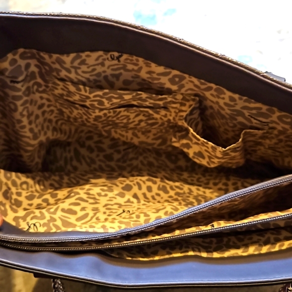 Guess Large Grey Tote Purse - Picture 3 of 10